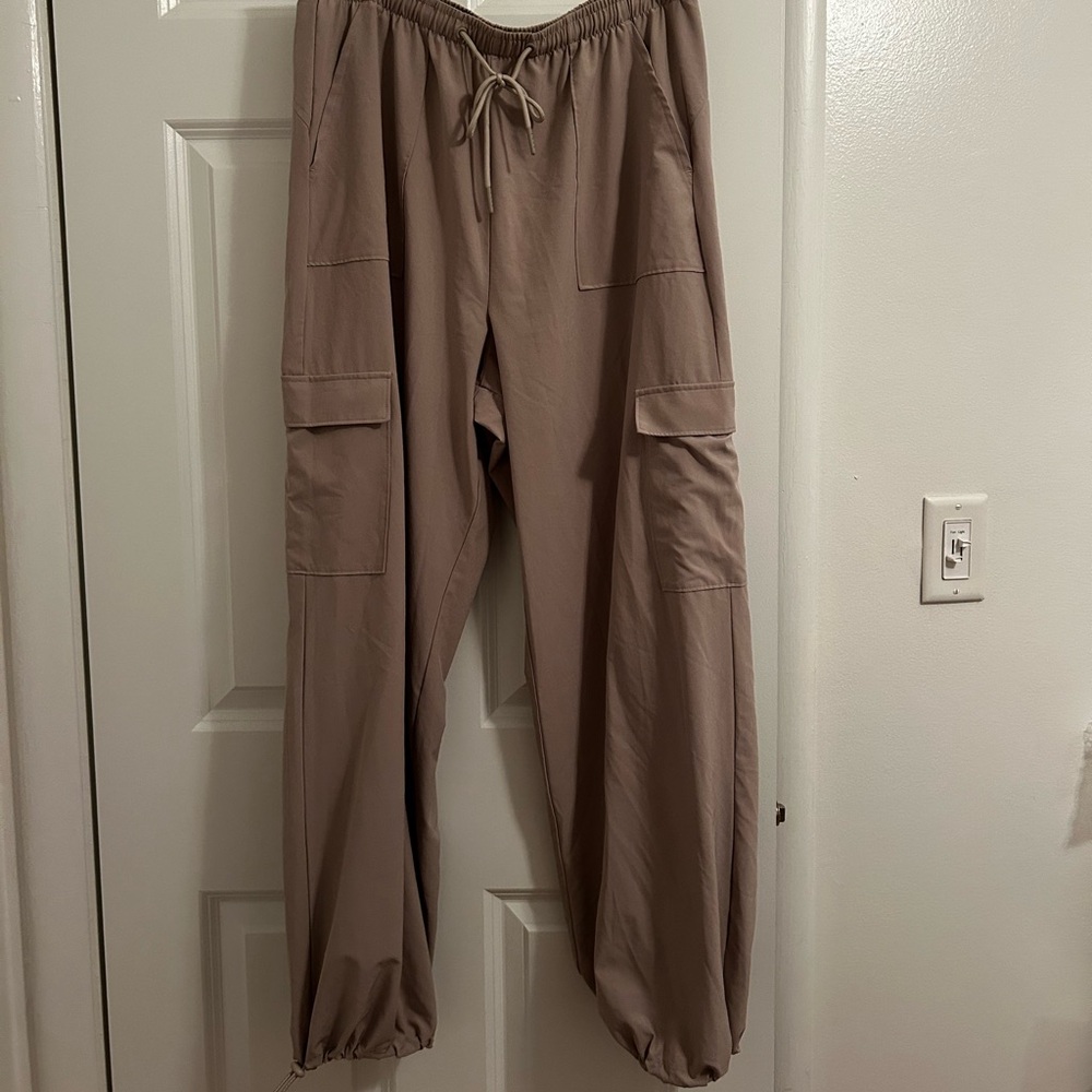 Tan Joggers
